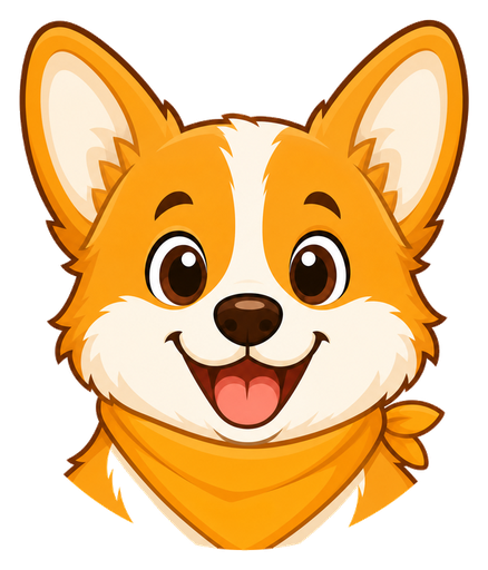 Pip, the Paws & Pills mascot